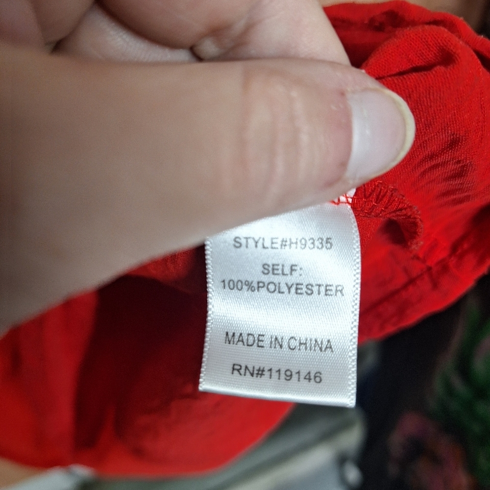 Jodifl red tank top size small - Picture 4 of 4